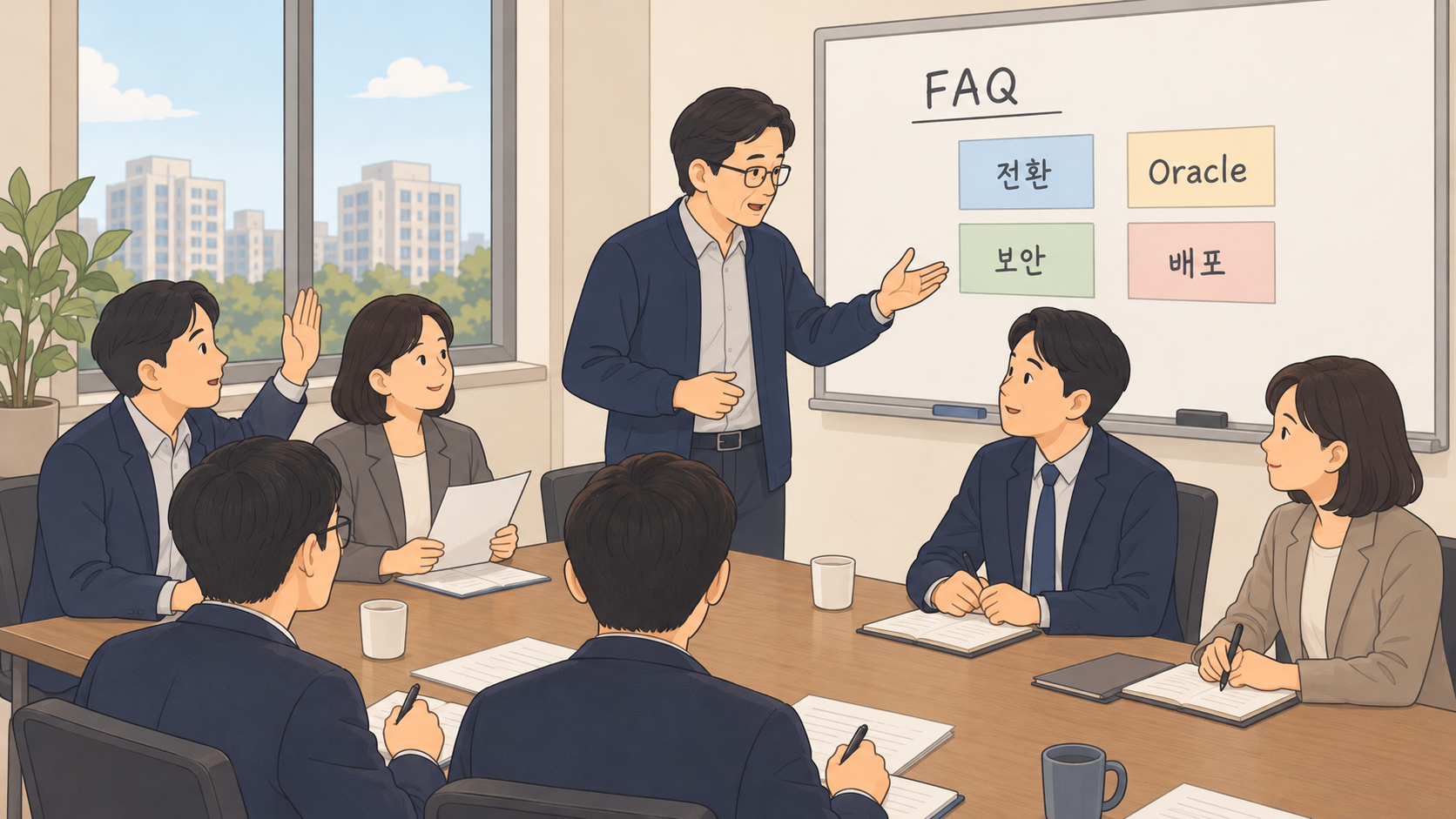 전환 과정에서 나온 실무 질문을 한자리에 모아 답하는 정보시스템팀